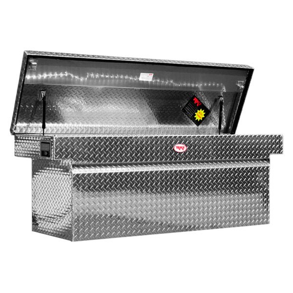 C63D Single Lid Steel Deep Xbox - Fullsize Trucks, White