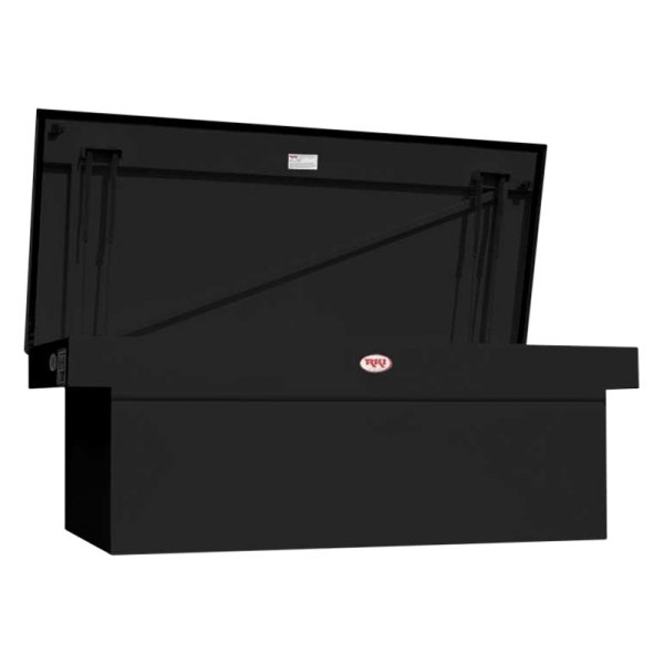 C63DAB Single Lid Aluminum Deep Xbox - Fullsize Trucks, Black