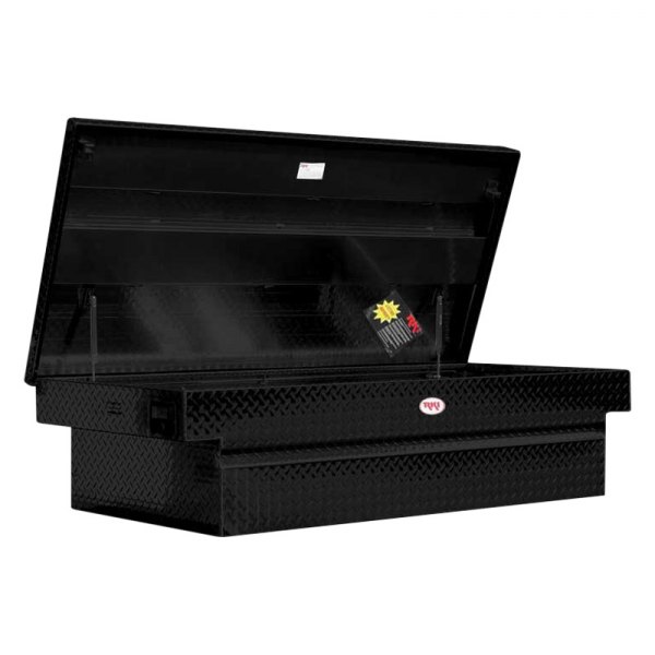 C63WAB 30 in. Wide Single Lid Aluminum Xbox - Fullsize Trucks, Black