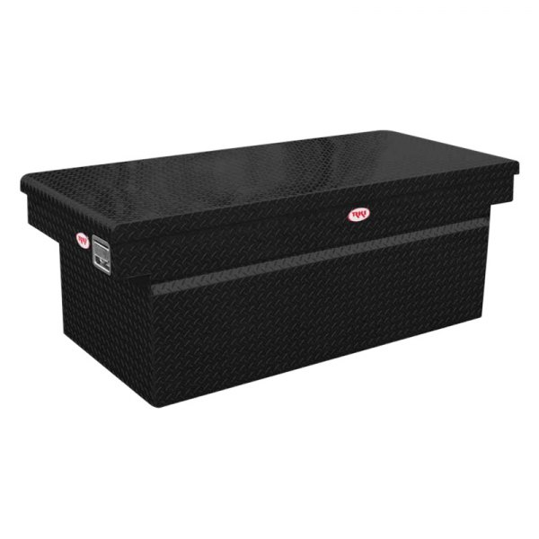 C63WDAB 30 in. Wide Single Lid Aluminum Deep Xbox - Fllsize, Black