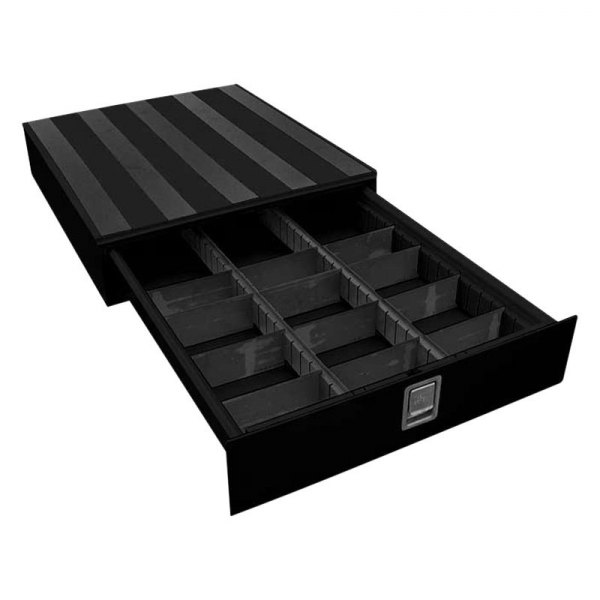 FD401048B FD-Series Steel Floor Drawers Unit, Black