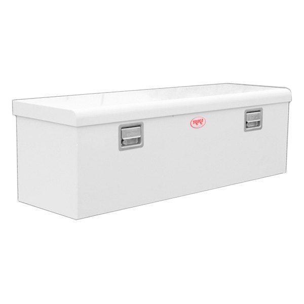 M54-1NM Single Lid Steel Chest Tool Box for Medium size Trucks, White
