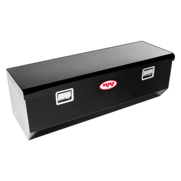 M54U-1NMB Single Lid Steel Chest Tool Box with Offset for Fullsize, Black