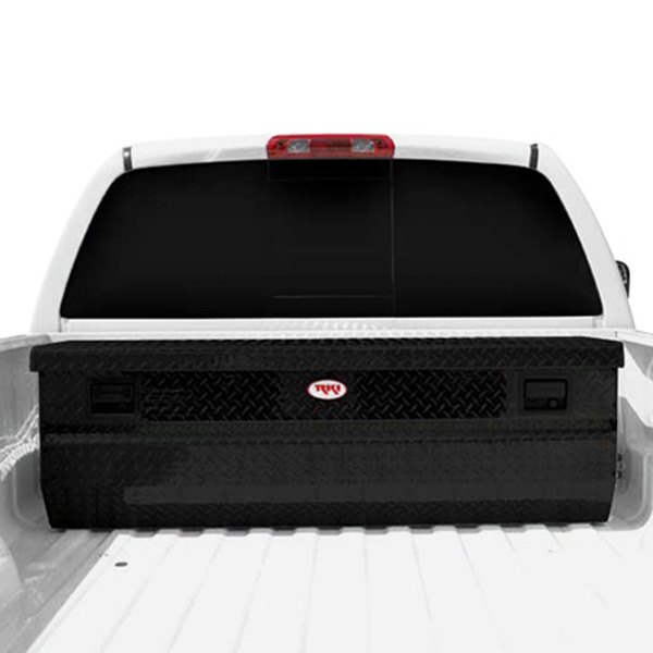 M58U-1NMAB Single Lid Aluminum Chest Tool Box with Offset for Fullsize, Black