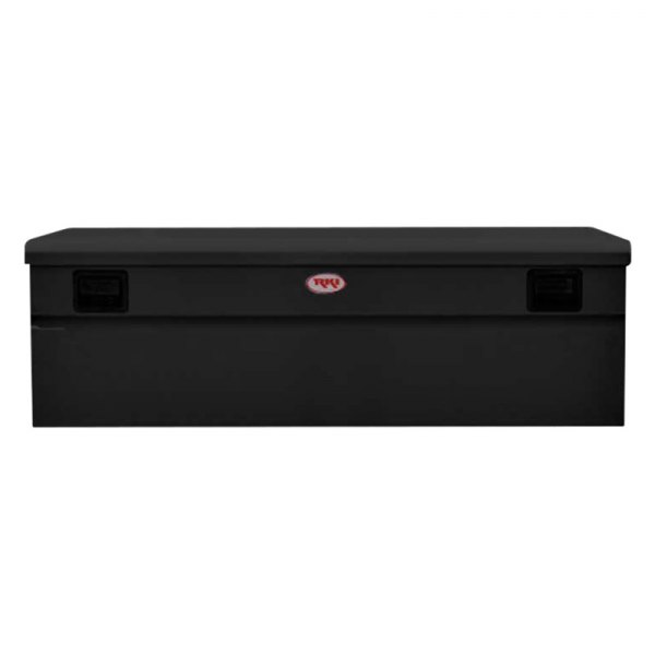 M60FW-1NMB Single Lid Steel Chest Tool Box for 5th Wheel Trailer - Black