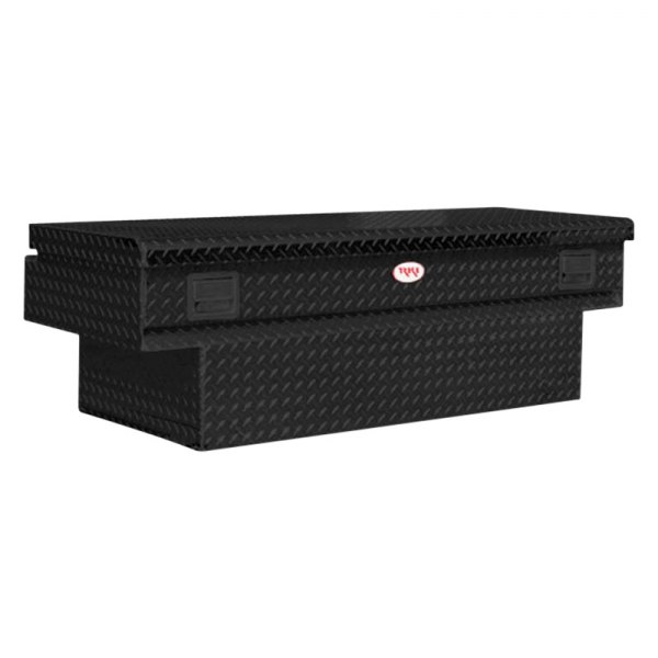 M60SB-1NMAB Single Lid Aluminum Chest Box with Offset for Fullsize, Black