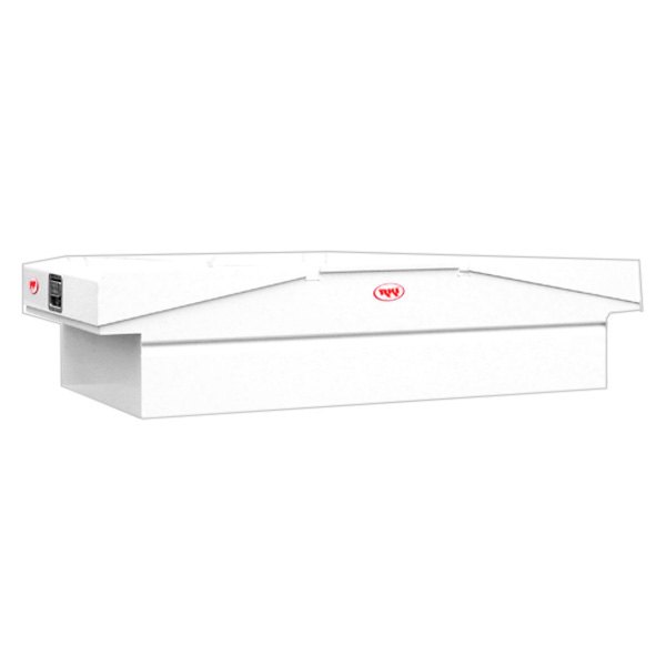 ST63 Double Lid Steel Cross Box Fullsize Trucks, White