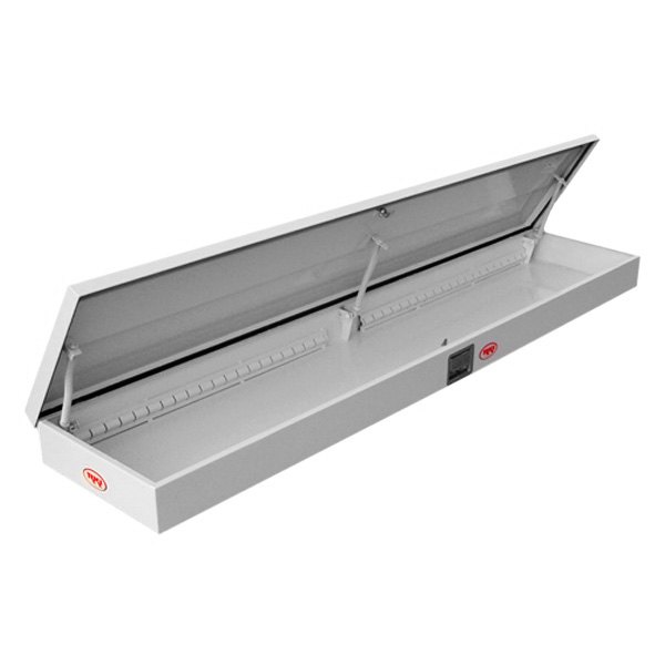108 x 14 in. Service Body Top Compartment Box - White