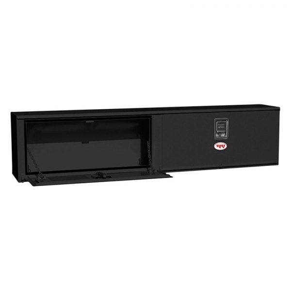 72 in. Steel Double Door Upper Side Box - Black - 72in.