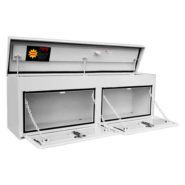 RKIUST60C 60 in. Steel Upper Side Top Opening Box, White