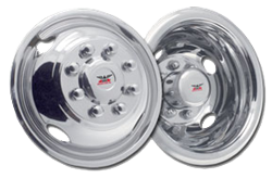 PHOGDF16 16 in. 8 Lug 4 Hand Hole Dual Wheel Dotliner Simulator Set for 2003-2004 Ford F350