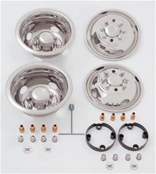 PHOGDG01 4 Hand Hole Dual Wheel Dotliner Simulator Set for 2001-2016 Chevy, GMC C & K3500 16 in. 8 Lug