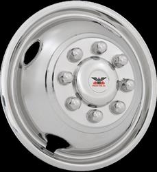 PHONF23F 17 in. Dual Wheel 8 Lug 4 Hand Hole Dotliner Simulator Front Set for 2005 CFord F350