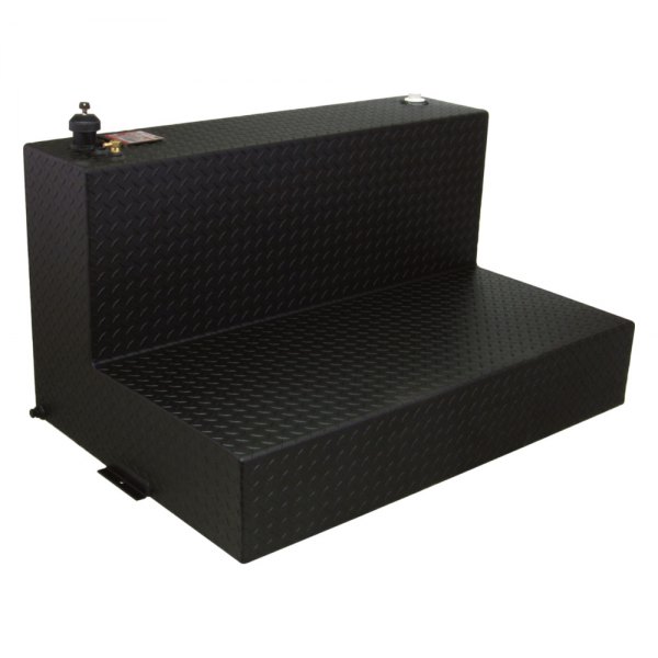 L-Shaped Fuel Transfer Tank - Black Powder Coated