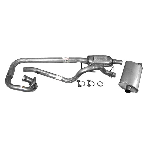 Metal Unpainted Exhaust Kit for Wrangler