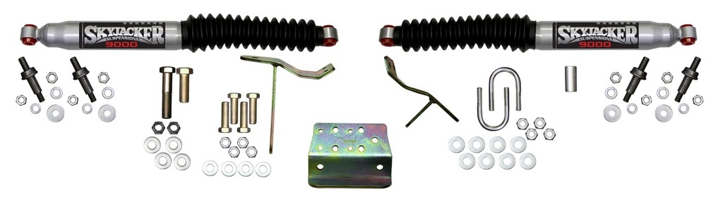 SKY9239 Dual Stabilizer Silver Kit with Black Boots