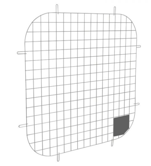 Hinged Rear Door Low Roof Security Window Screen - Set of 2