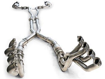 3 in. Axle Back Exhaust System with Kooks Polished Oval Race Mufflers for 2014 Chevrolet