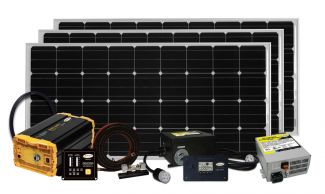Go Power Solar Elite 400-Watt Charging System in Red | Camping World