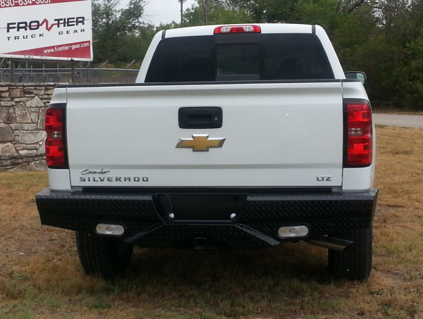 FRO100-20-7012 Diamondback Rear Bumper with Sensors for 2007-2010 Silverado & Sierra 1500
