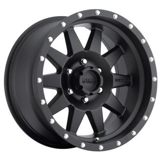 17 x 9 in. Standard 5 on 5 Bolt Pattern 4.5 in. Back Space -12 Offset, Matte Black