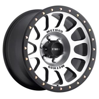 MRWMR30578587300 17 x 8.5 in. NV 8 on 170 Bolt Pattern 4.75 in. Back Space, Machined with Black Lip