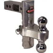 WYETRZ4ALRP 4 in. Pin & Clip Aluminum Drop Hitch with Adjustable Ball Mount