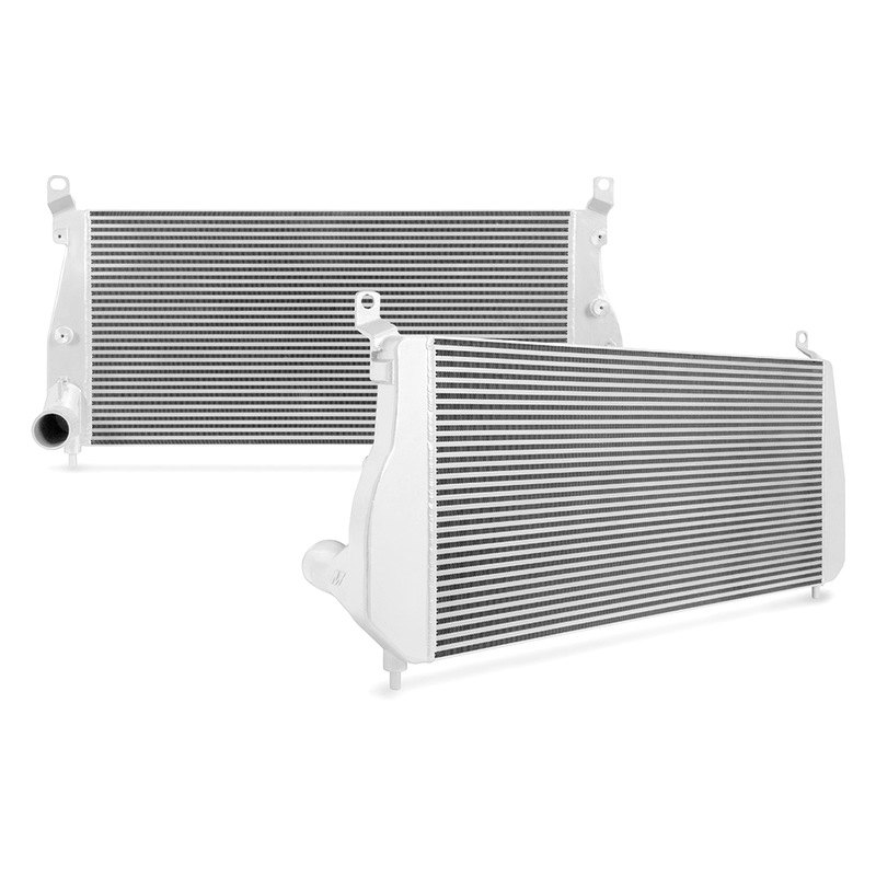 MISMMINT-DMAX-01SL Intercooler for 2001 Chevrolet & GMC 6.6L Duramax - Silver