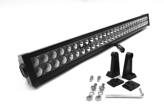 40IN LED LIGHT BAR STR,CHROME SERIES,DBL ROW,COMBO FLOOD/BEAM 240W 21,
