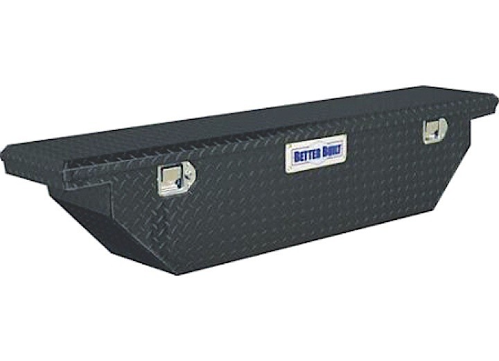 Picture of Better Built 73210285 60 in. Crossover Classic Single Lid Truck Tool Box&#44; Black - Wedge