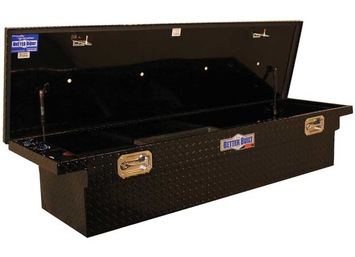 Picture of Better Built BET79210919 70 in. SEC Series Crossover Single Lid Truck Tool Box - Gloss Black&#44; Low-Profile