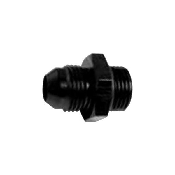 Radius Port Male Adaptor - Black, 8AN to 8AN