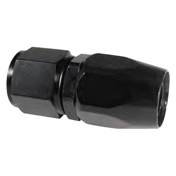 BEP14800 Staight Swival Hose End - Black, 08AN