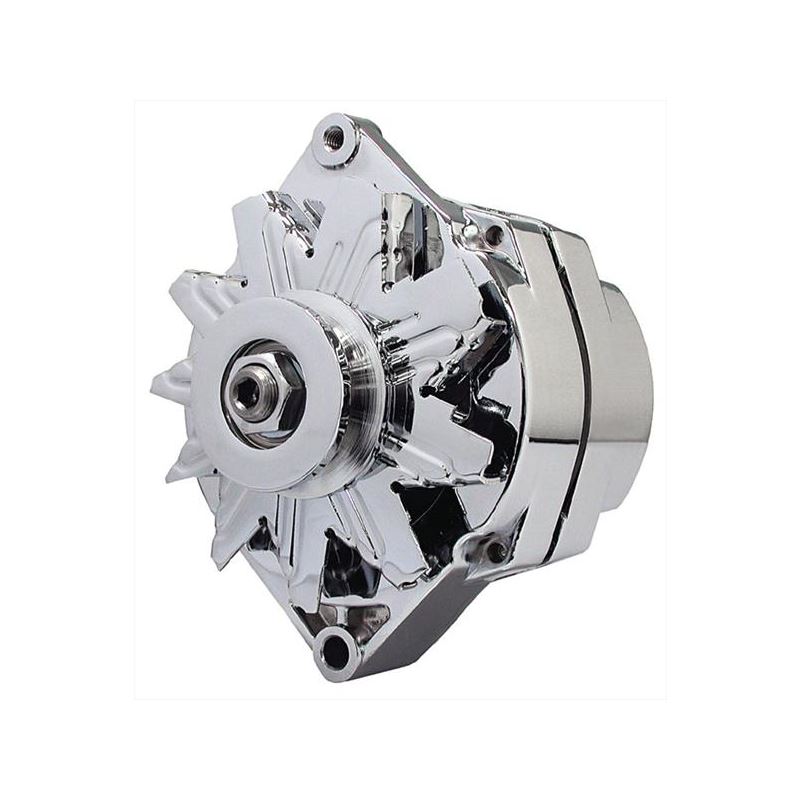 100 amp 1-Wire Alternator, Chrome for GMC