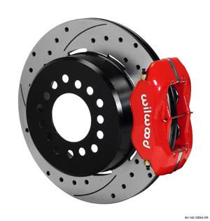 Forged Dynalite Rear Parking Brake Kit - Drilled Rotor