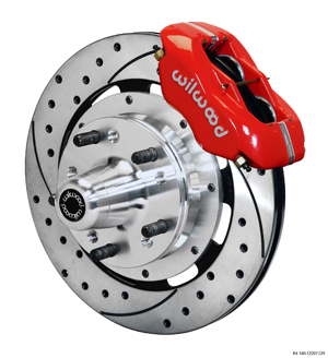 12.19 in. Forged Dynalite Big Brake Front Brake Kit - Drilled