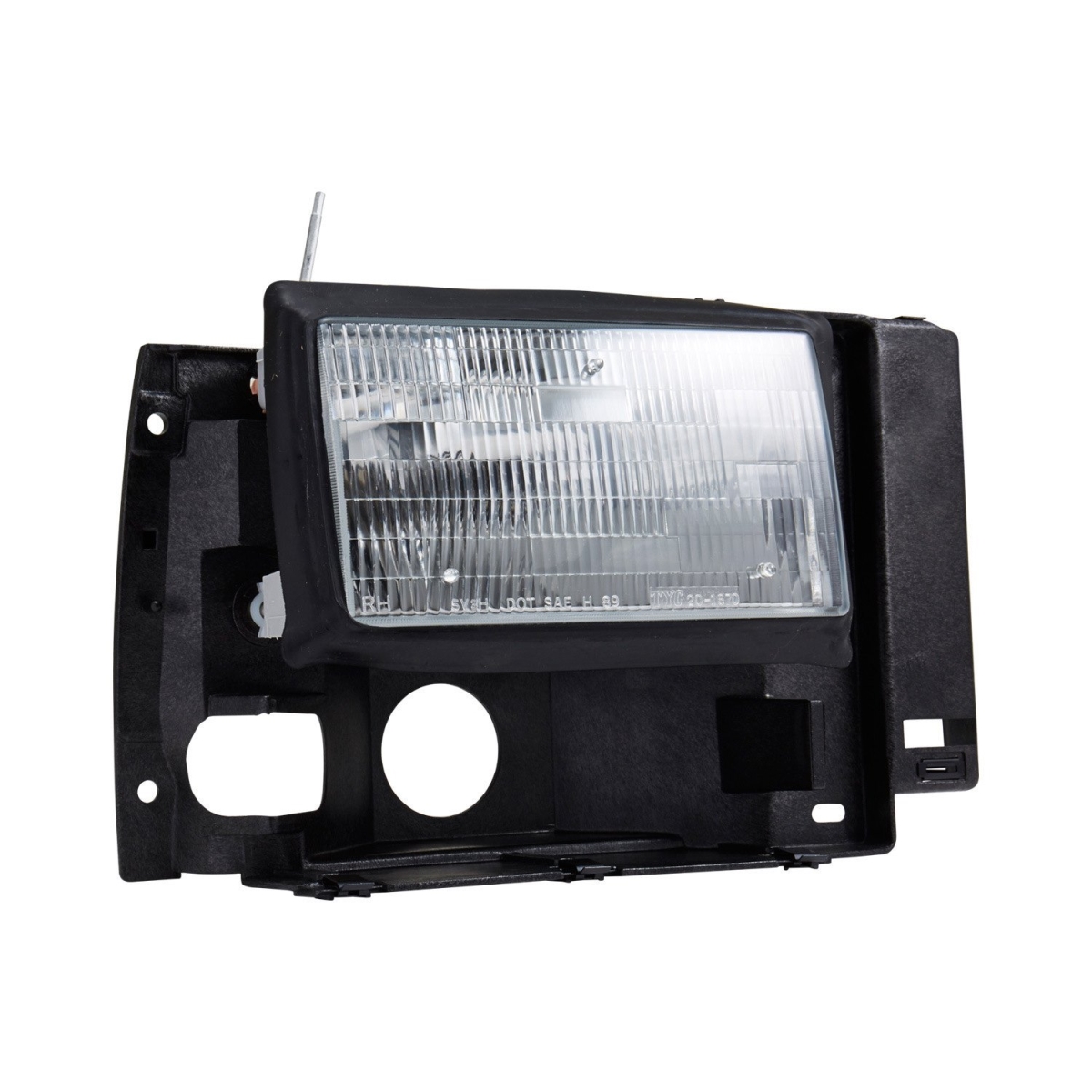 Right Hand Passenger Side Replacement Headlight for 1989-1990 Ford Bronco II, 1991-1994 Explorer & 1989-1992 Ranger