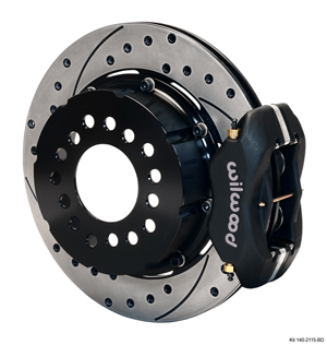 Forged Dynalite Pro Series Rear Brake Kit - Black Anodize