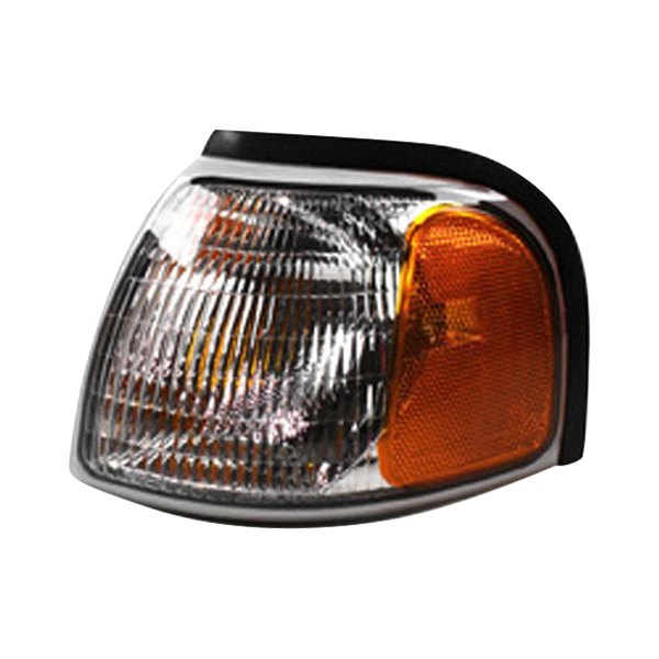18-5396-01 Front Driver Side Replacement Parking Lamp for 1998-2000 Mazda Pickup, Chrome
