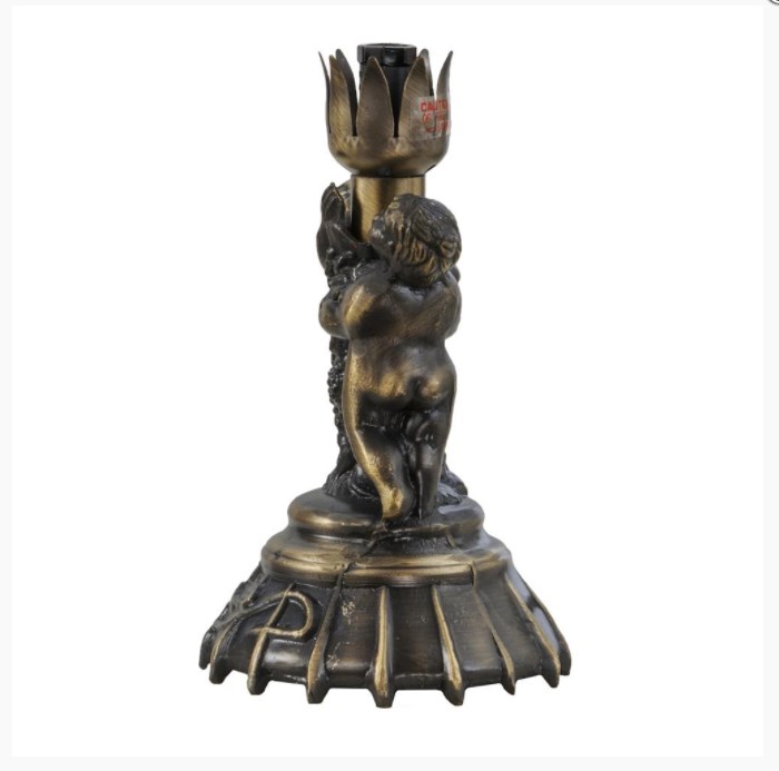 10170 8.5 x 5 in. Twin Cherub Table Base