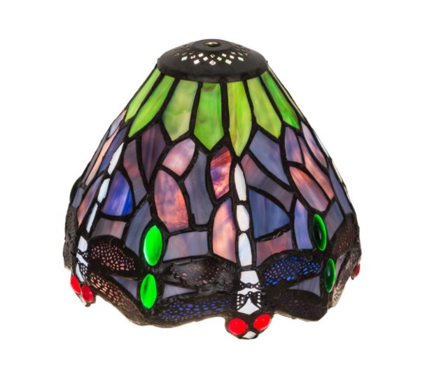 10527 5.5 x 7 in. Hang HD Drogonfly Shade - Multicolor