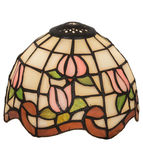 11835 5 x 7 in. Roseborder Shade, Pink