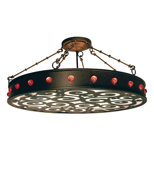 115172 42 in. Jules Semi-Flushmount