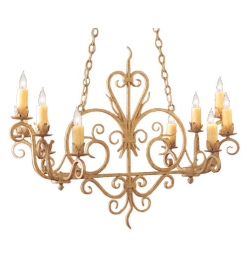 118319 42 in. Kimberly 10 Light Chandelier