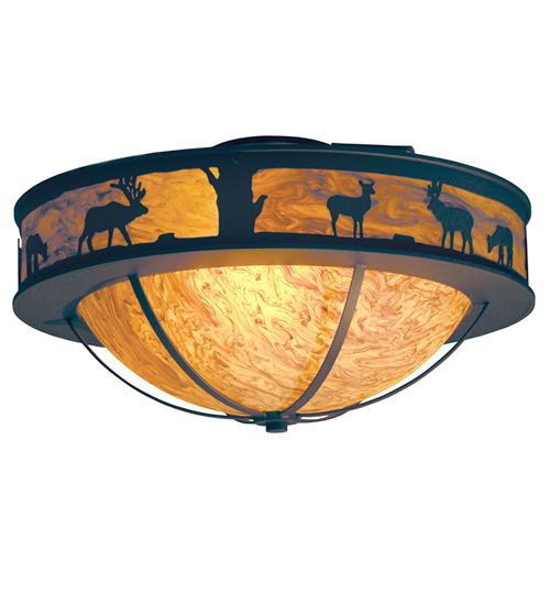 120166 24 in. Savannah Flushmount