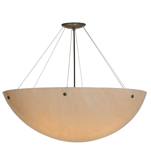 111563 30 in. Cypola Inverted Pendant, Beige