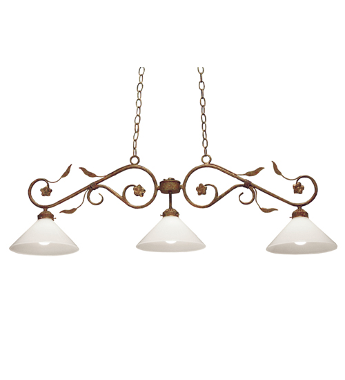 120175 48 in. Bordeaux 3 Light Island Pendant
