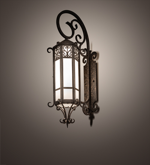 120186 12 in. Caprice Lantern Wall Sconce