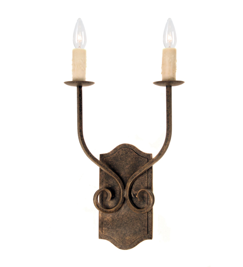 116295 14 in. Samuel 2 Light Wall Sconce