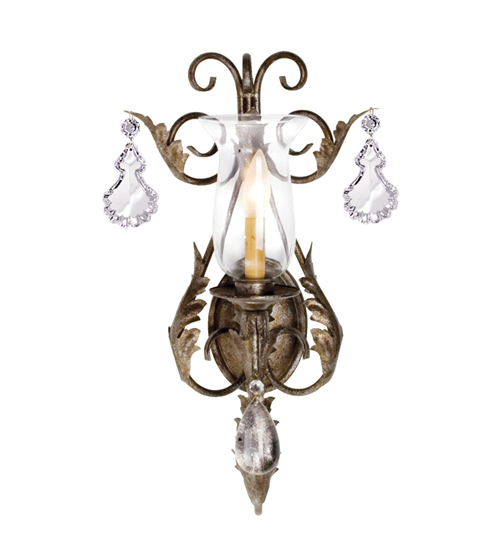 120223 12 in. French Elegance 1 Light Wall Sconce